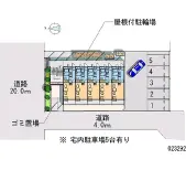 ★手数料０円★越谷市蒲生茜町 月極駐車場